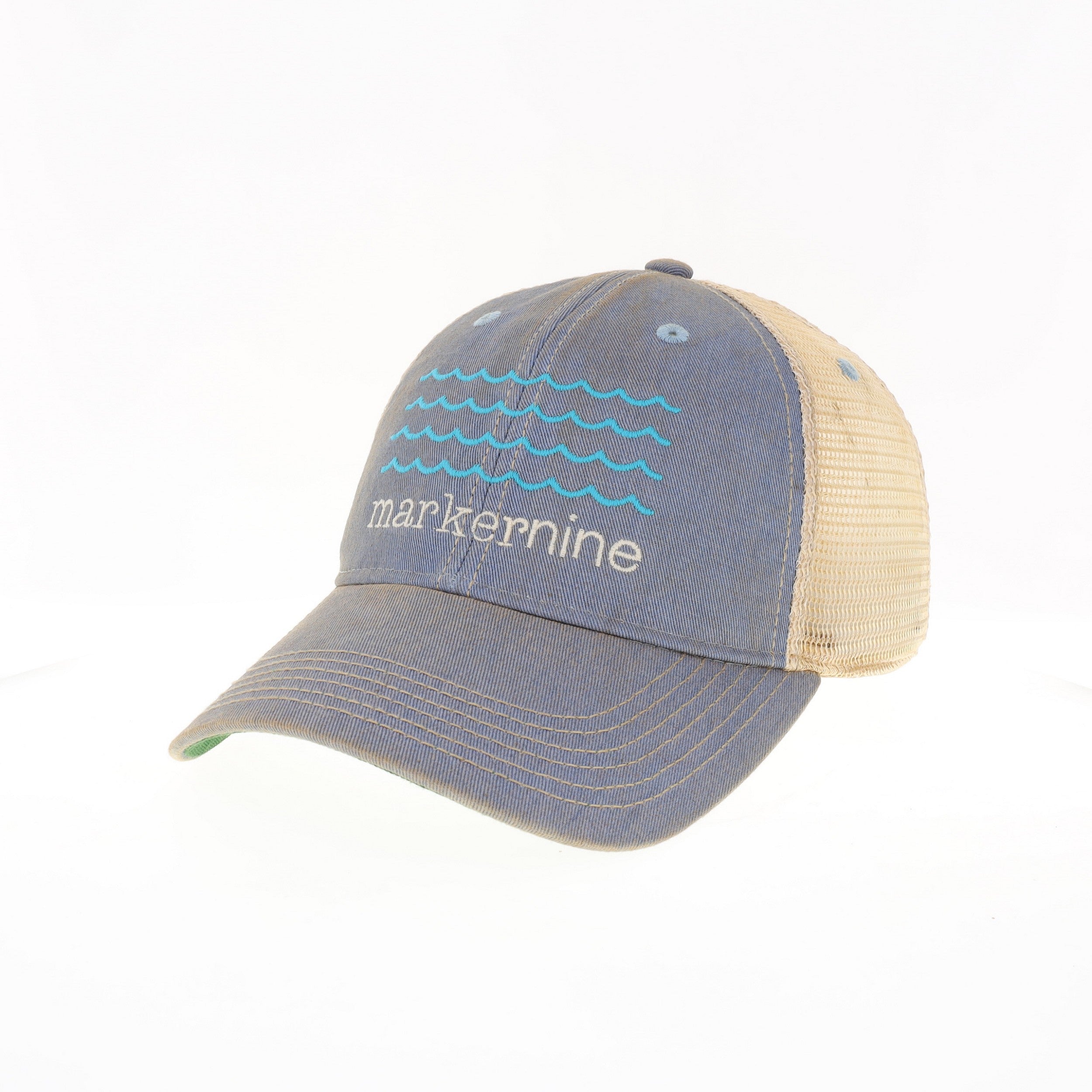 Waves Embroidered Hat